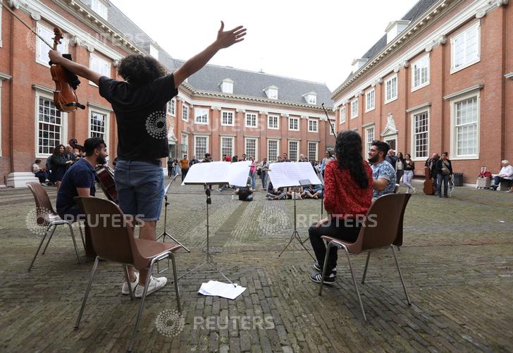 The Palestine Youth Orchestra is finally in the Netherlands!