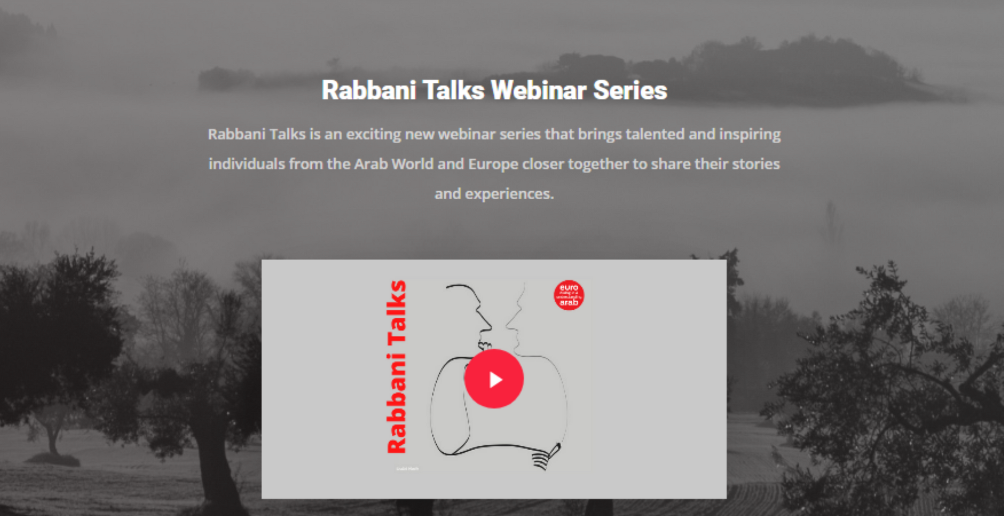 Rabbani Talks Webinar Series