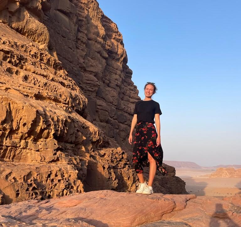 Eline Koopman in Jordan!